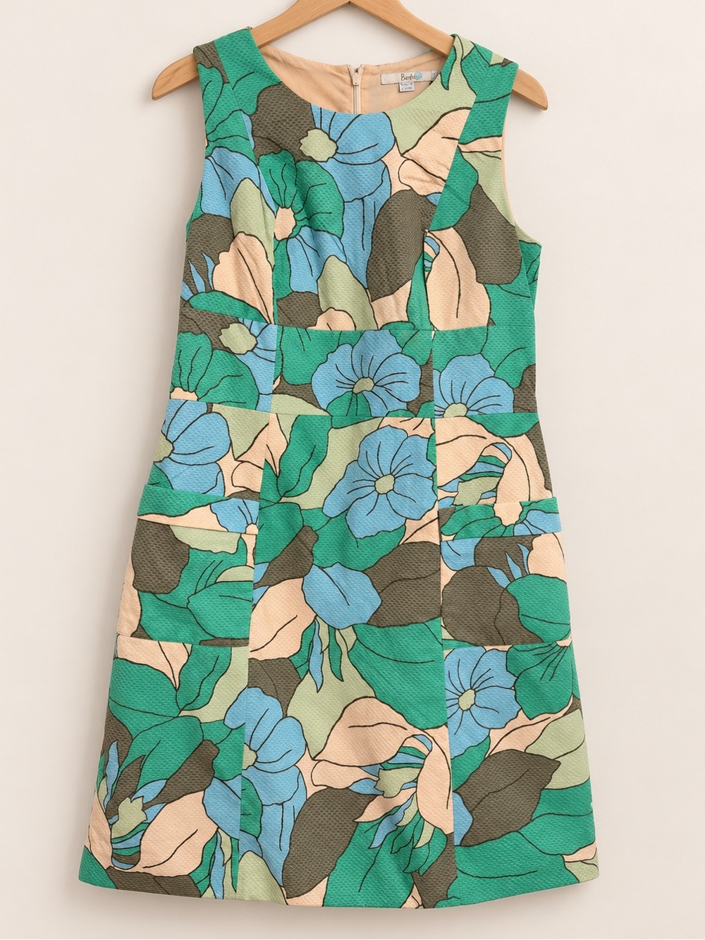 Boden Floral Textured Sleeveless Dress – UK 14 / US 10
